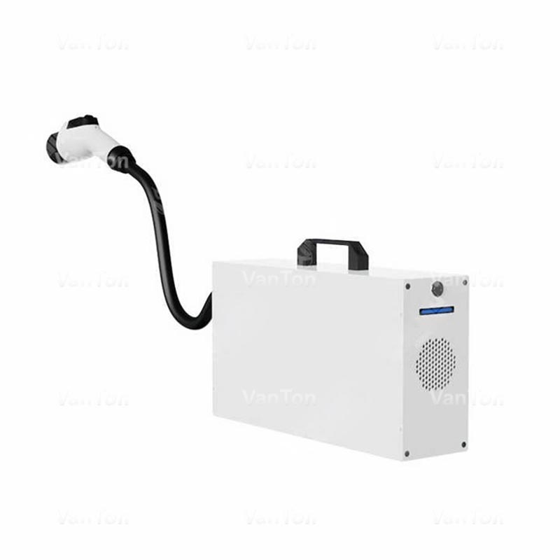 Cargador móvil inteligente de alta potencia DC EV de 7KW con enchufe CCS